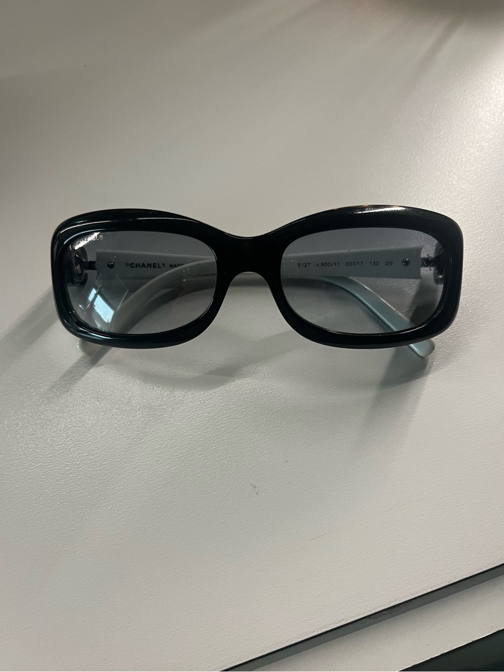 Vintage authentic Chanel sunglasses with original case